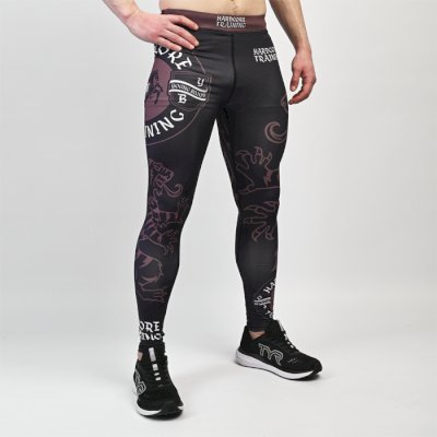 Компрессионные штаны Hardcore Training Heraldry Brown