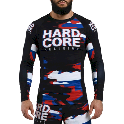 Рашгард Hardcore Training Glitch Art RU LS