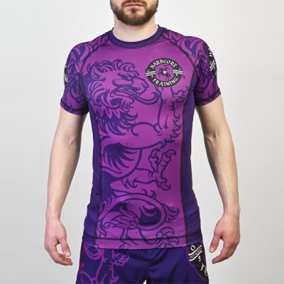 Рашгард Hardcore Training Heraldry Magenta SS