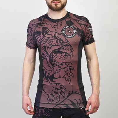 Рашгард Hardcore Training Heraldry Brown SS