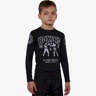 Детский рашгард Hardcore Training Kids Black
