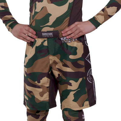 Детские шорты Hardcore Training Forest Camo