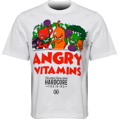 Детская футболка Hardcore Training Angry Vitamins White