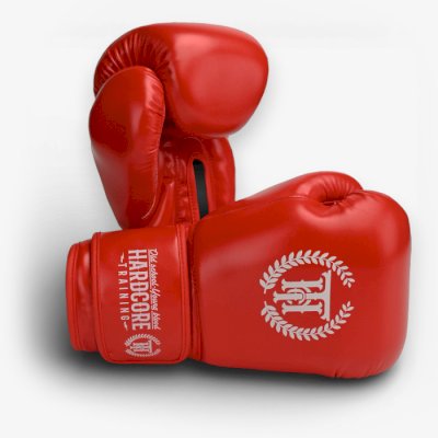 Боксерские перчатки Hardcore Training Base PU Red