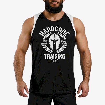 Тренировочная майка Hardcore Training Helmet Black/White