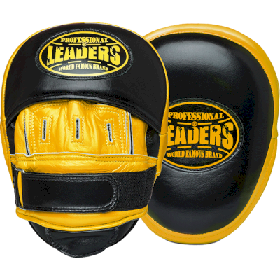 Боксерские лапы Leaders Curved Bumblebee