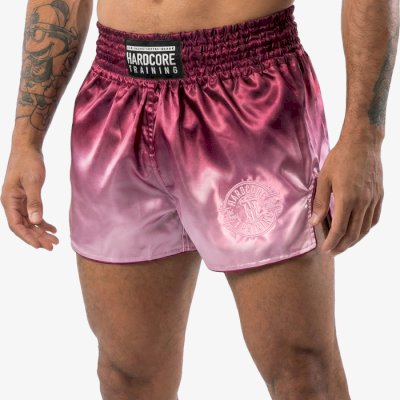 Тайские шорты Hardcore Training Gradient Bordeaux