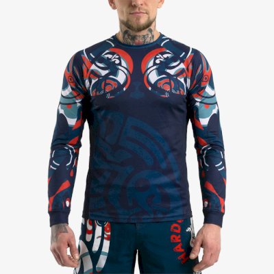 Тренировочный лонгслив Hardcore Training Nordic Pattern Black Russian