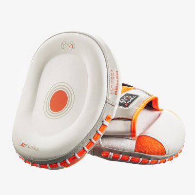 Тренерские лапы Rival RPM80 Impulse Punch Mitts White/Orange