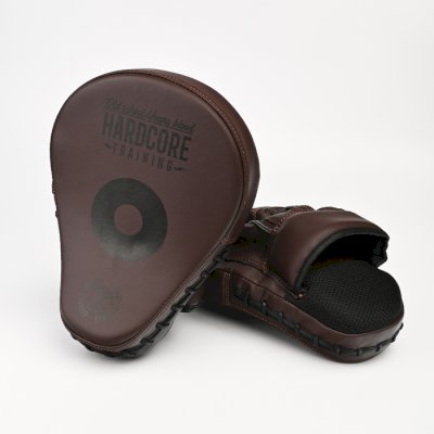Профессиональные тренерские лапы Hardcore Training Brown