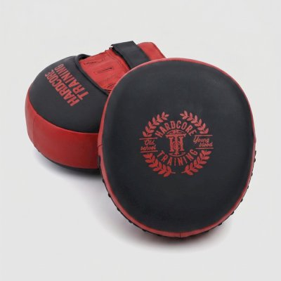 Боксерские лапы Hardcore Training Air Pads черные/красные