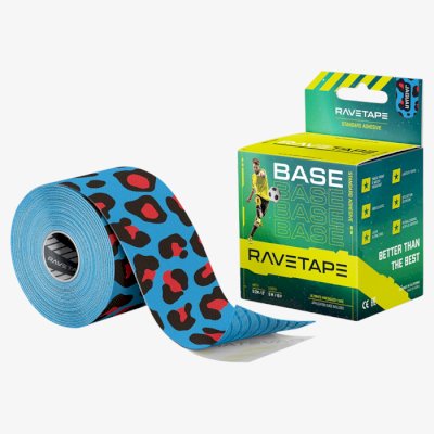 Водостойкий кинезио тейп RaveTape 5см*5м Ягуар