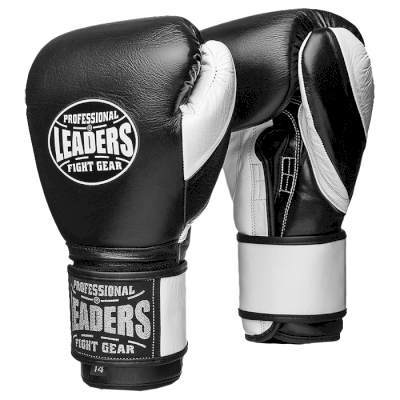 Боксерские перчатки Leaders LS3S2 BK/WH