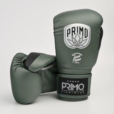 Боксерские перчатки Primo Emblem II Semi Leather Army Green