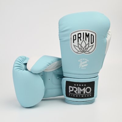 Боксерские перчатки Primo Emblem II Semi Leather Arctic Blue