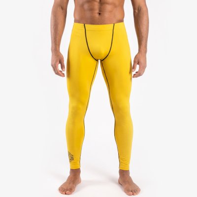 Компрессионные штаны Hardcore Training Perfect Yellow