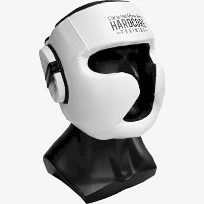 Классический боксерский шлем Hardcore Training Base White