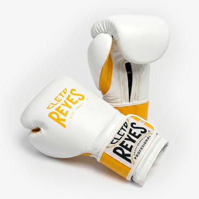 Тренировочные перчатки Cleto Reyes E600 White/Gold