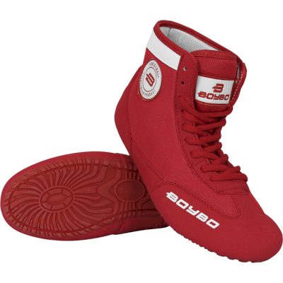 Детские борцовки BoyBo BB250 красные