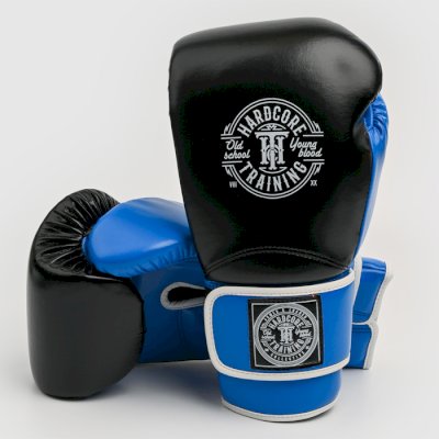 Детские боксерские перчатки Hardcore Training HardLea Black/Blue