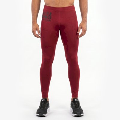 Компрессионные штаны Hardcore Training Burning Burgundy