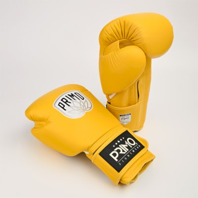 Боксерские перчатки для подростков и детей primo emblem ii shaolin yellow