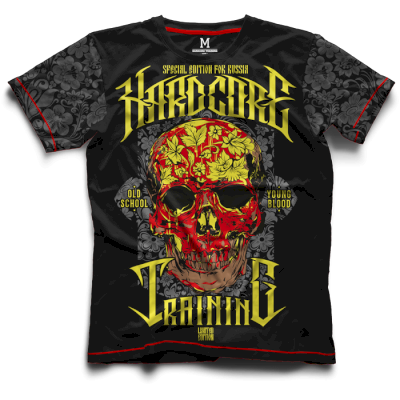 Футболка Hardcore Training Skull Folk Black
