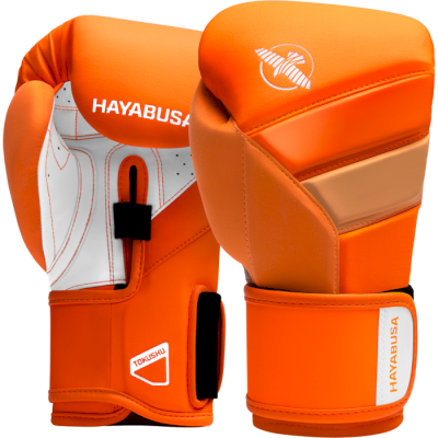 Боксерские перчатки Hayabusa T3 Neon Orange
