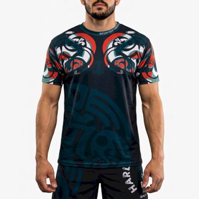 Тренировочная футболка Hardcore Training Nordic Pattern Black Russian