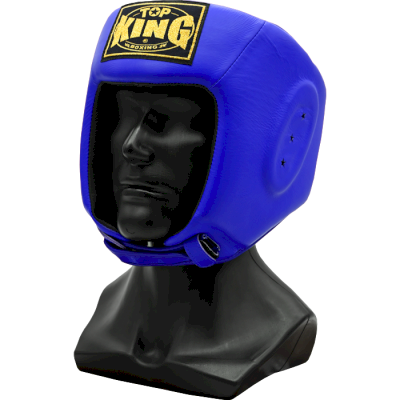 Боксерский шлем Top King Boxing Open синий