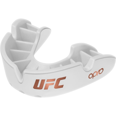 Боксерская капа Opro Bronze Level UFC белая