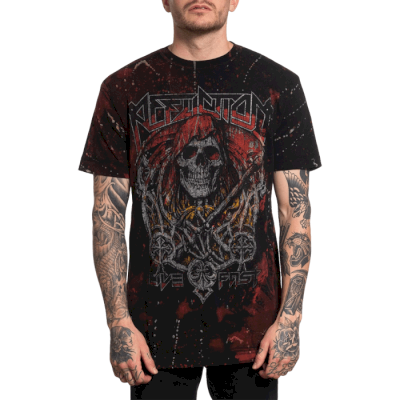 Двусторонняя футболка Affliction Soul Scraper
