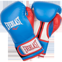 Боксерские перчатки Everlast PowerLock 12 унц. синий