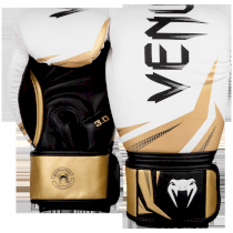 Перчатки Venum Challenger 3.0 White/Black-Gold 8 унц. золотой