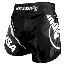 Шорты Hayabusa Kickboxing 2.0 Black S черный с белым вставками