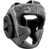 Боксерский шлем Venum Elite Black/Dark Camo синий C00
