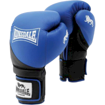 Боксерские перчатки Lonsdale Blue/Black 10 унц. синий