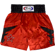 Боксерские шорты Fairtex Red Star/Red L красный