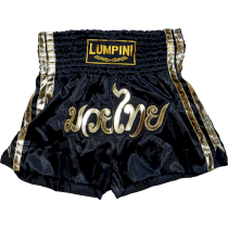 Тайские шорты Lumpini XL черный с золотым