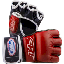 Тренировочные ММА перчатки FBT M красный