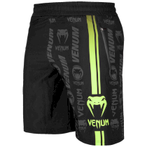 Шорты Venum Logos Black/Neo Yellow M черный