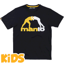 Детская футболка Manto Logo M черный