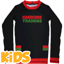 Детский рашгард Hardcore Training Red-Green 6 лет 