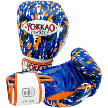 Боксерские перчатки Yokkao Apache 10 унц. синий