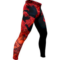 Компрессионные штаны Hardcore Training Viking XL черный с красным