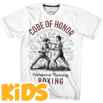Детская футболка Hardcore Training Code Of Honor 9 лет белый