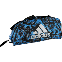 Спортивная сумка Adidas Combat Camo L сине-камуфляжная 