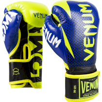 Боксерские перчатки Venum Hammer Blue/Yellow 16 унц. синий