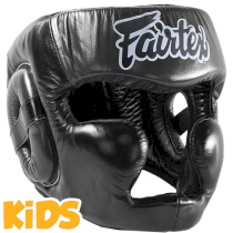Детский шлем Fairtex HG15 черный 6-8 лет