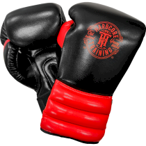 Боксерские перчатки Hardcore Training GRT1 Boxing Gloves Black/Red 20 унц. черный